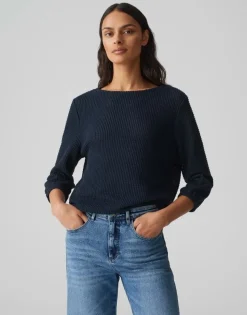 OPUS Sweatshirt GOFONA blau S15 10383912561315
