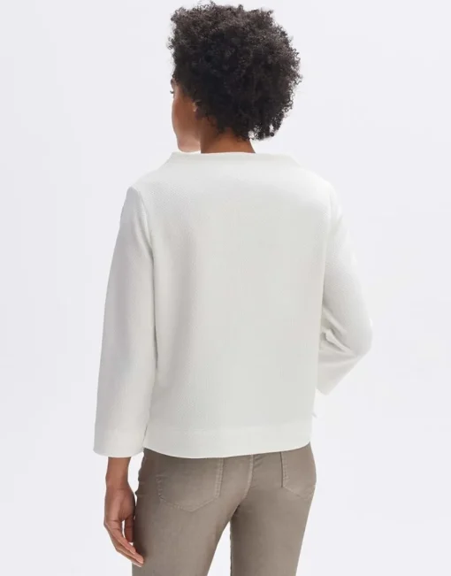 OPUS Sweatshirt Goldiny weiß S23 10236611896100