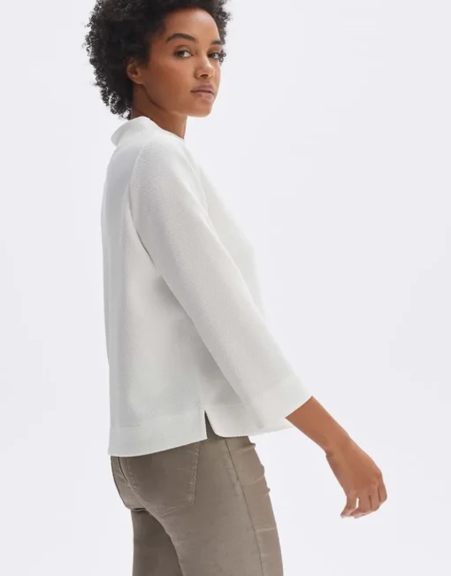 OPUS Sweatshirt Goldiny weiß S23 10236611896100