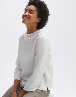 OPUS Sweatshirt Goldiny weiß S23 10236611896100