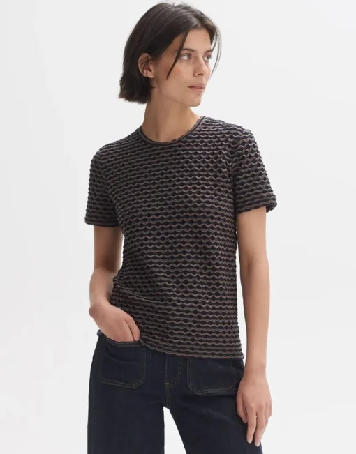 OPUS T-Shirt SIWAVE Regular mit Struktur S24 10299912380100