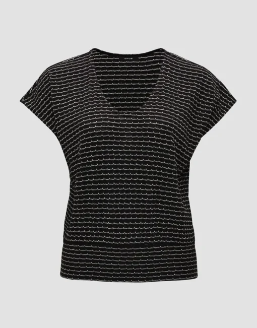 OPUS V-Shirt SIMURALI Regular in Strick Optik S24 10194811542100