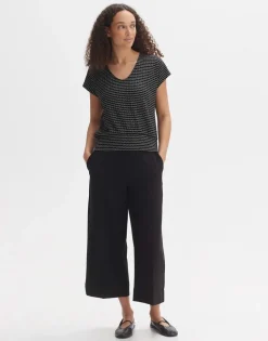 OPUS V-Shirt SIMURALI Regular in Strick Optik S24 10194811542100