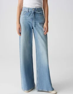OPUS Wide Leg Jeans MIVA PALAZZO CASUAL Mid Rise S15 10387812990338