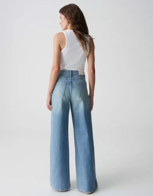 OPUS Wide Leg Jeans MIVA PALAZZO CASUAL Mid Rise S15 10387812990338