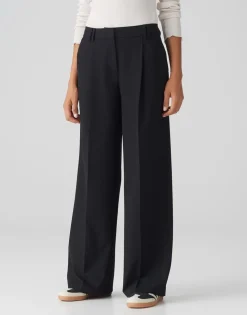 OPUS Wide Leg Pants MARIENA schwarz S24 10355012716296