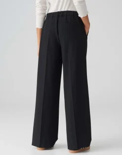 OPUS Wide Leg Pants MARIENA schwarz S24 10355012716296