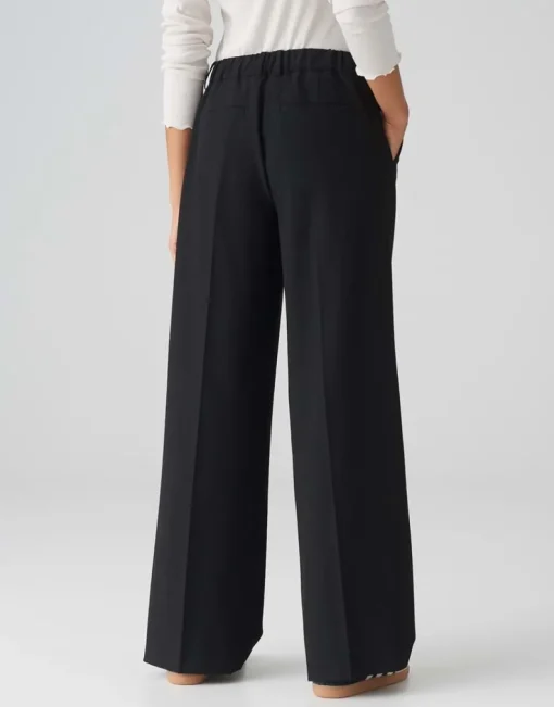 OPUS Wide Leg Pants MARIENA schwarz S24 10355012716296