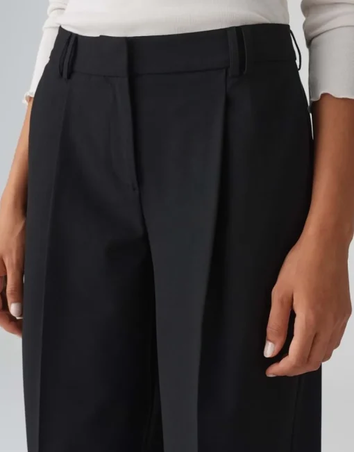 OPUS Wide Leg Pants MARIENA schwarz S24 10355012716296