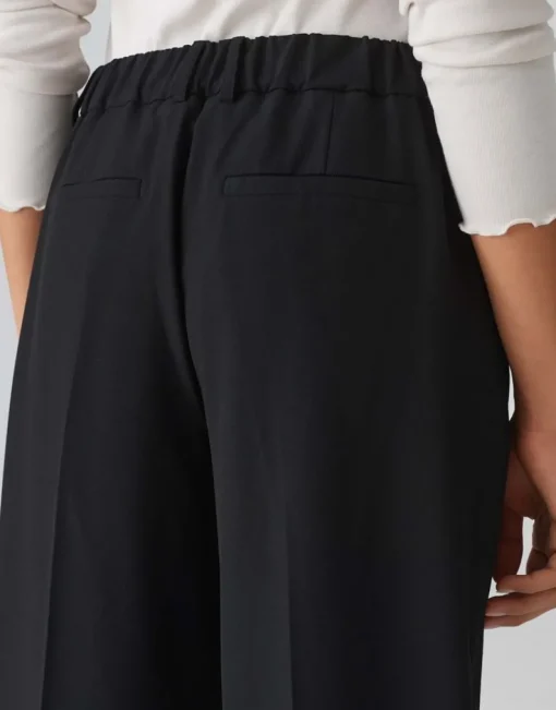 OPUS Wide Leg Pants MARIENA schwarz S24 10355012716296