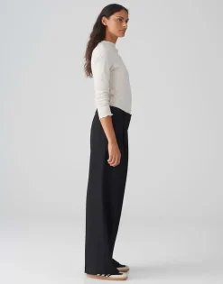 OPUS Wide Leg Pants MARIENA schwarz S24 10355012716296