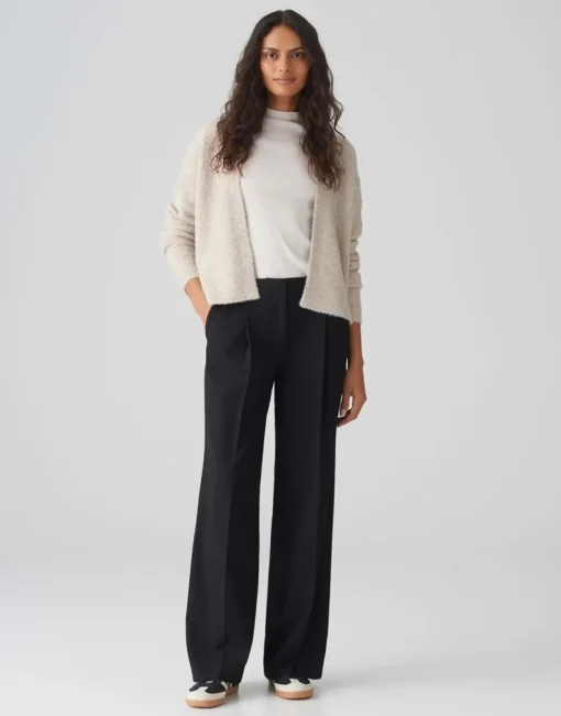 OPUS Wide Leg Pants MARIENA schwarz S24 10355012716296