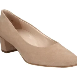 Paul Green Pumps Samtziege Blockabsatz beige 3449