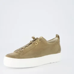 Paul Green Sneaker Verlourleder braun S15 5017-357