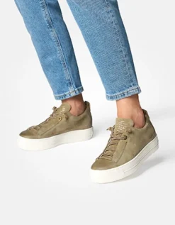 Paul Green Sneaker Verlourleder braun S15 5017-357