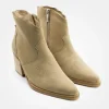 Paul Green Stiefelette Western- Boots Country- Style Ziernähte beige S23 8110-024