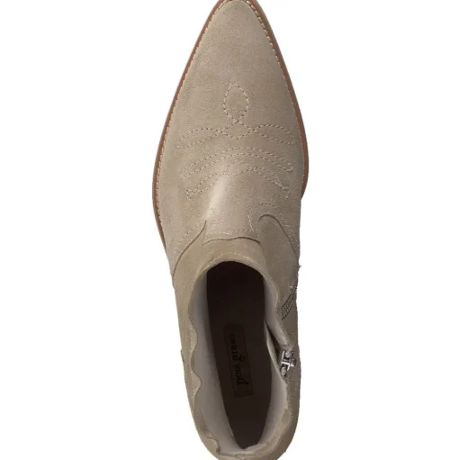 Paul Green Stiefelette Western- Boots Country- Style Ziernähte beige S23 8110-024