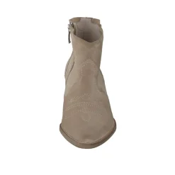 Paul Green Stiefelette Western- Boots Country- Style Ziernähte beige S23 8110-024