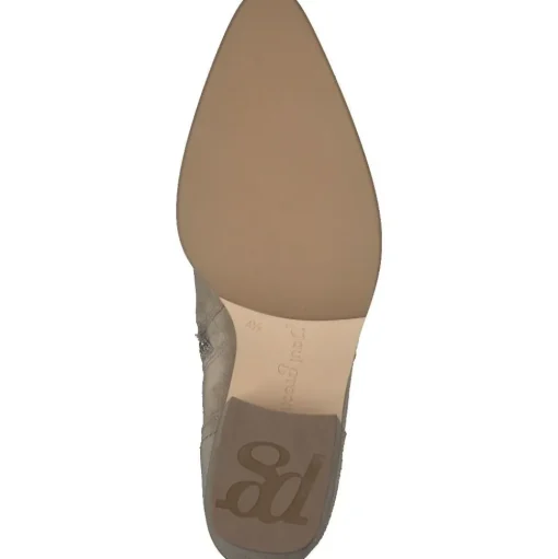 Paul Green Stiefelette Western- Boots Country- Style Ziernähte beige S23 8110-024