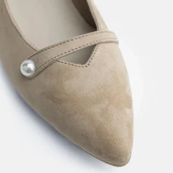 Paul Green Super Soft Ballerina Rauleder Perlenapplikation beige S14 1066-035