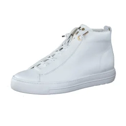 Paul Green Super Soft Hightop- Pauls Sneaker Leder Logoprägung weiß S14 5283-005
