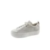 Paul Green Super Soft Pauls Sneaker Leder goldfarbene Nietenapplikation „PG“ beige S14 5017-065