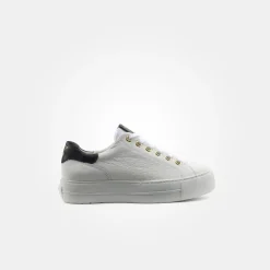 Paul Green Super Soft Pauls Sneaker Leder Logoapplikation Ziernähte weiß S14 5320-085