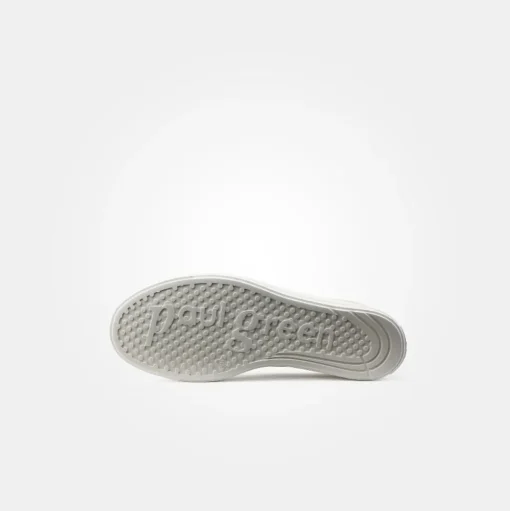 Paul Green Super Soft Pauls Sneaker Leder goldfarbene Nietenapplikation „PG“ beige S14 5017-065