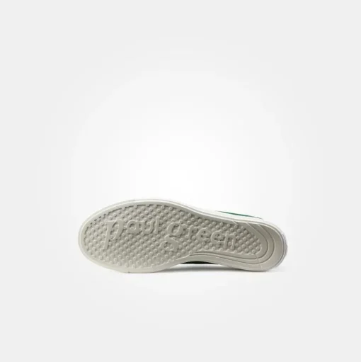 Paul Green Super Soft Pauls Sneaker Nubukleder Logoprägung silberfarbene Details grün S14  5017-235