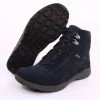 PETER ERIKSON Damen Boot Leder Schnürung und Reißverschluss DENIM Warmfutter FLEXI-16 TEX