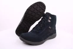 PETER ERIKSON Damen Boot Leder Schnürung und Reißverschluss DENIM Warmfutter FLEXI-16 TEX
