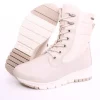 PETER ERIKSON Damen Boot Softrand Schnürung und Reißverschluss BEIGE Warmfutter 21008-C24002 TEX