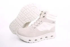 PETER ERIKSON Damen Boot Softrand Schnürung und Reißverschluss BEIGE Warmfutter TEX 26106-Y25005