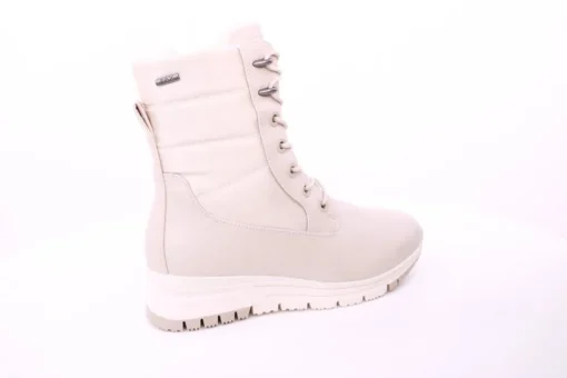 PETER ERIKSON Damen Boot Softrand Schnürung und Reißverschluss BEIGE Warmfutter 21008-C24002 TEX