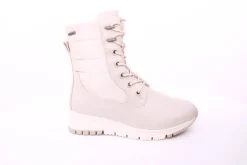PETER ERIKSON Damen Boot Softrand Schnürung und Reißverschluss BEIGE Warmfutter 21008-C24002 TEX