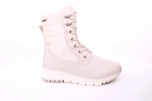 PETER ERIKSON Damen Boot Softrand Schnürung und Reißverschluss BEIGE Warmfutter 21008-C24002 TEX