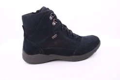 PETER ERIKSON Damen Boot Leder Schnürung und Reißverschluss DENIM Warmfutter FLEXI-16 TEX