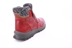 PETER ERIKSON Damen Boot mit Stickrand doppel Reißverschluss einfacher Einstieg in SCHWARZ, BLAU, ROT Warmfutter 58212-Y24001 TEX