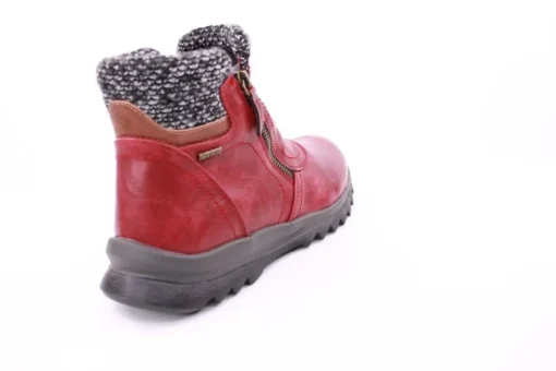 PETER ERIKSON Damen Boot mit Stickrand doppel Reißverschluss einfacher Einstieg in SCHWARZ, BLAU, ROT Warmfutter 58212-Y24001 TEX