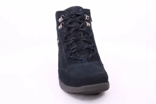 PETER ERIKSON Damen Boot Leder Schnürung und Reißverschluss DENIM Warmfutter FLEXI-16 TEX