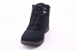 PETER ERIKSON Damen Boot Leder Schnürung und Reißverschluss DENIM Warmfutter FLEXI-16 TEX