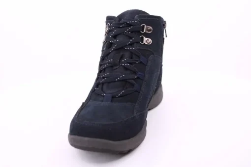 PETER ERIKSON Damen Boot Leder Schnürung und Reißverschluss DENIM Warmfutter FLEXI-16 TEX