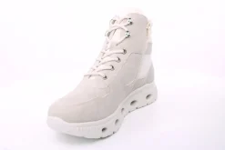 PETER ERIKSON Damen Boot Softrand Schnürung und Reißverschluss BEIGE Warmfutter TEX 26106-Y25005