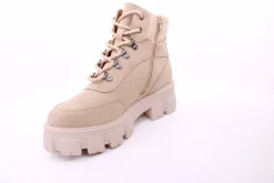 PETER ERIKSON Damen Boot Softrand Schnürung und Reißverschluss BEIGE Warmfutter 6587-24-C25001