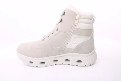 PETER ERIKSON Damen Boot Softrand Schnürung und Reißverschluss BEIGE Warmfutter TEX 26106-Y25005