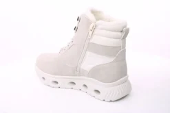 PETER ERIKSON Damen Boot Softrand Schnürung und Reißverschluss BEIGE Warmfutter TEX 26106-Y25005