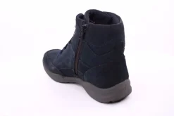 PETER ERIKSON Damen Boot Leder Schnürung und Reißverschluss DENIM Warmfutter FLEXI-16 TEX