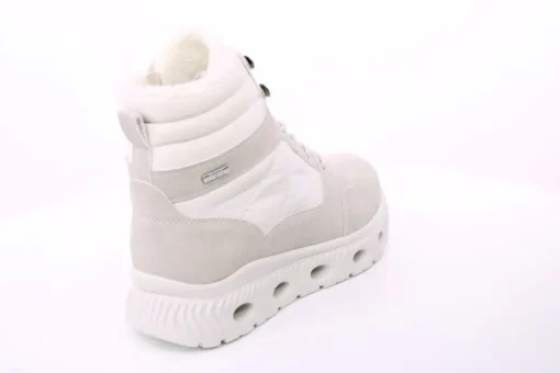 PETER ERIKSON Damen Boot Softrand Schnürung und Reißverschluss BEIGE Warmfutter TEX 26106-Y25005
