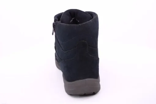 PETER ERIKSON Damen Boot Leder Schnürung und Reißverschluss DENIM Warmfutter FLEXI-16 TEX