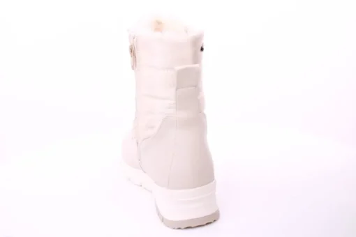 PETER ERIKSON Damen Boot Softrand Schnürung und Reißverschluss BEIGE Warmfutter 21008-C24002 TEX